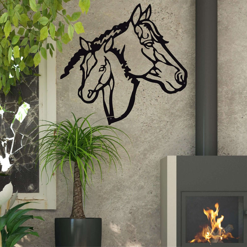 Horse Head Metal Wall Art