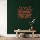 Welcome Metal Wall Art