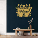 Welcome Metal Wall Art