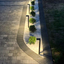 German Osram Pro-Line Bollard Solar Lights® V4 | 100LM | Aluminum / Glass | 2-Pack