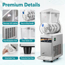 Commercial Slushy Machine 15L Single Tank 550W Freezer
