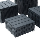 Interlocking Plastic Deck Tiles, Waterproof Outdoor / Indoor Patio Flooring