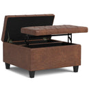 Harrison - Large Coffee Table Storage Ottoman by Unique Piece Furniture