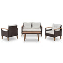 4 Piece Garden Furniture, Patio Seating Set by Unique Piece Furniture
