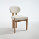 Dining Chairs With Ergonomic Backrest And Adjustable Feet (Set of 2)
