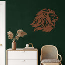 Lion Head Metal Wall Art