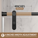 Frameless Sliding Shower Door - Matte Finish