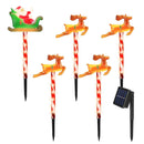 5PCS Christmas Pathway Lights with 8 Modes & Waterproof Design