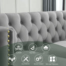 Modern Sofa With Button Tufting, Upholstered Couch For Living Room by HouseOfZazla