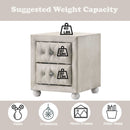 Reggie - Nightstand - Beige