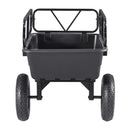 Dump Trailer 500 lbs 10 Cu. Ft Tow Behind Plastic Garden ATV Trailer Cart by HouseOfZazla