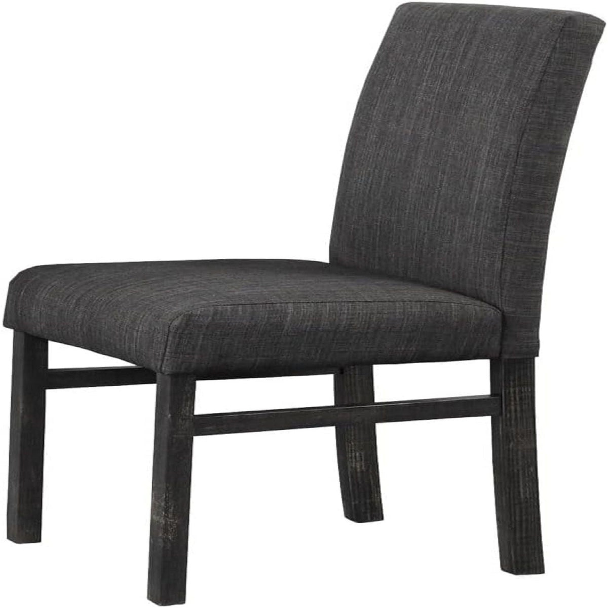 5 Piece Transitional Dining Set With Table And Upholstered Chairs, photo 5 of 17