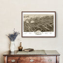 Vintage Map of Hyannis, Massachusetts 1884