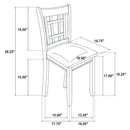 Lattice Back Side Chairs (Set of 2)
