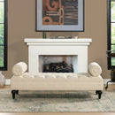 Lewis Bolster - Arm Entryway Bench by Unique Piece Furniture