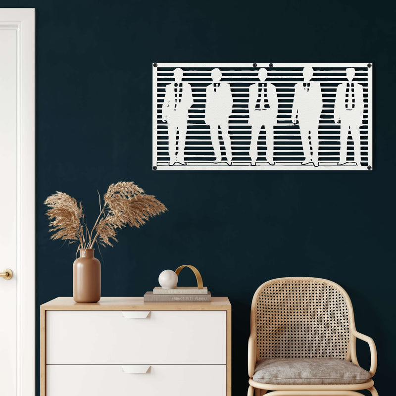 Men Fashion Metal Wall Art