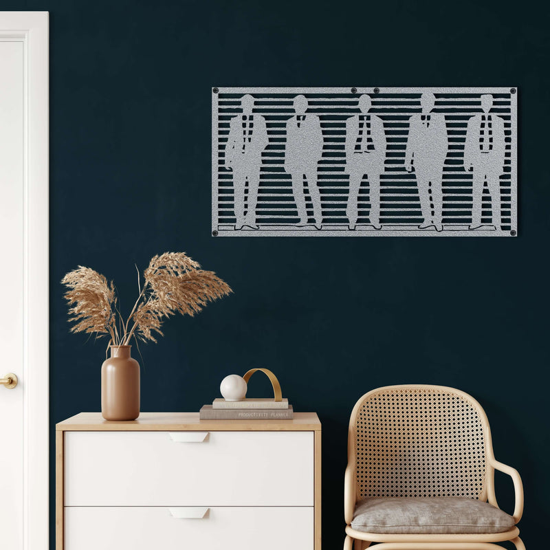Men Fashion Metal Wall Art