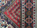 4' X 5.5' Vintage Handmade Turkish Tribal Wool Rug Medallion Nice