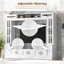 Wall Unit Entertainment Center With Bookshelves For TVs Up to 80" by HouseOfZazla