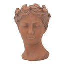 D7X11" Visage Head Bust Planter - Brown by Unique Piece Furniture