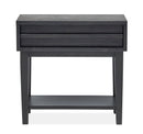Lindon - Dark Open Nightstand - Coffee Bean