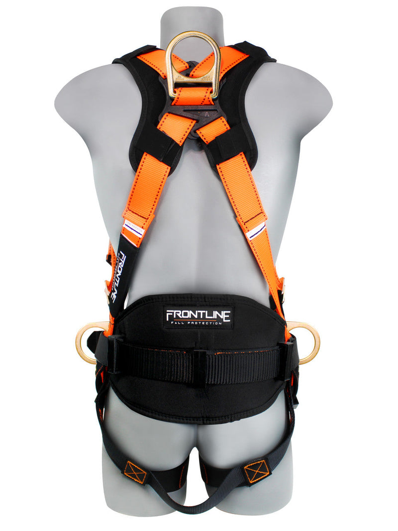 Frontline 50CTB Combat Construction Style Full Body Harness with Tongue Buckle Belt & Legs 3X/4X