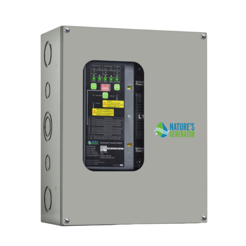 Nature's Generator 50A Compact Automatic Transfer Switch for Home, RV & Marine