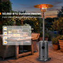 50 000 BTU Patio Propane Gas Heater with Stainless Steel Burner by LJGDeals