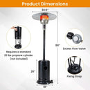 50 000 BTU Patio Propane Gas Heater with Stainless Steel Burner by LJGDeals