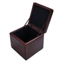 Foldable Cube Ottoman Pouffe Storage Seat by LJGDeals