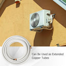 50 Feet Mini Split Line Set with 1/4 Inch and 1/2 Inch O.D. Copper Pipes Tubing by LJGDeals