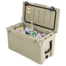50 QT Rotomolded Cooler Insulated Portable Ice Chest with Integrated Cup Holders by LJGDeals