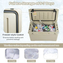 50 QT Rotomolded Cooler Insulated Portable Ice Chest with Integrated Cup Holders by LJGDeals