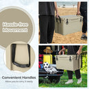 50 QT Rotomolded Cooler Insulated Portable Ice Chest with Integrated Cup Holders by LJGDeals