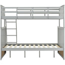 Bunk Bed With Ladder, And Safety Guard Rails by HouseOfZazla