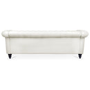 84.65" Rolled Arm Chesterfield 3 Seater Sofa