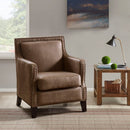 Shasta - Accent Chair With And Nail Buttons - Brown by Unique Piece Furniture