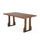 63" Rectangular Dining Table (Walnut) by HouseOfZazla