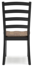 Wildenauer - Dining Room Side Chair (Set of 2) - Brown / Black by Unique Piece Furniture