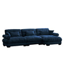 Super Comfort Oversized Modular Sectional Sofa With Movable Ottoman