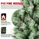 5FT Christmas Tree with 51 Pine Cones
