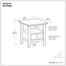 Amherst - Handcrafted End Table by HouseOfZazla