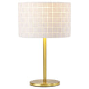 Ramiro 66-inch Drum Shade Metal Bedside Table Lamp Gold