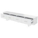 TV Stand With Slatted Drawers