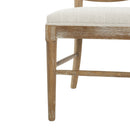 Classic Retro Dining Chair (Set of 2) With Rattan Backrest - Dark Brown / Beige by HouseOfZazla