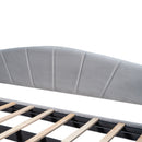 Upholstered Daybed Sofa Bed With Trundle Bed And Wood Slat by HouseOfZazla