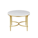Bordeaux - Coffee Table - White / Gold by Unique Piece Furniture