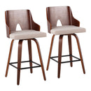 Ariana - Mid Century Modern Counter Stool (Set of 2) by HouseOfZazla