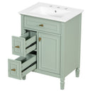 24-Inch Bathroom Vanity with Sink and Solid Wood Cabinet by HouseOfZazla