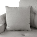 87.4" L-shape Sofa Bed Pull-out Sleeper Sofa with Wheels, USB Ports, Power Sockets for Living Room, Grey